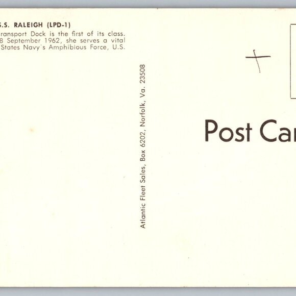 Postcard  Unposted Warships [LP LS] Lot of 8 Historic Collection #1172 - Picture 16 of 16